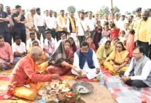महाअष्टमी पर चलगली क्षेत्र को मंत्री नेताम का बड़ी सौगात मोरन नदी पर 5.91 करोड़ की लागत से बनेगा उच्चस्तरीय पुल New Pull on Moran Nadi
