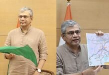 टाटानगर–सांतरागाछी एक्सप्रेस शुरू, अश्विनी वैष्णव व सुवेंदु अधिकारी ने दिखाई हरी झंडी tatanagar santragachhi